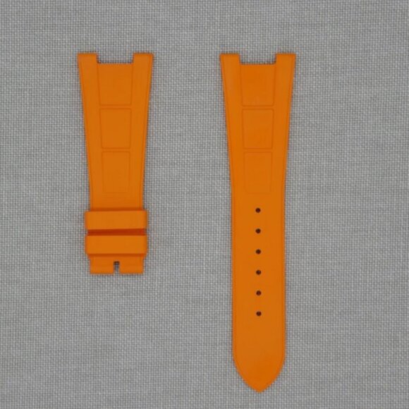 Tempomat Orange Rubber Strap for Patek Nautilus 5711, Patek 5712, 5726, 5980